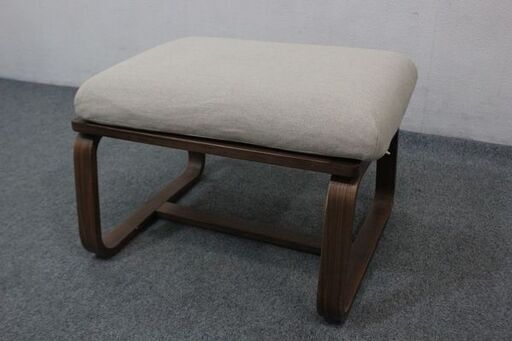 無印良品　リビングでもダイニングでもつかえるベンチ モールドクッション ウォールナット 幅58cm MUJI 中古家具 店頭引取歓迎 R5250)