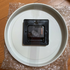 【新品・未使用】 ウォールクロック ミルクキャップ ナチュラルミルク 希少の画像