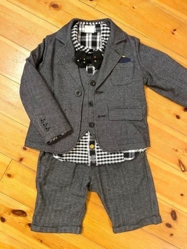 おしゃれ男の子に☆ブリーズ フォーマルスーツ 5点セット☆110cm