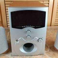 マクサー電機 「2.1ch アンプ内蔵サブウーファー付スピーカー...