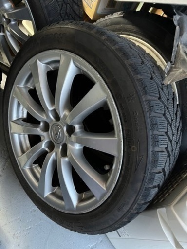 レクサスIS 純正ホイール　スタッドレスタイヤ付き　225/45R17 4本セット　傷あり　クラウン等にも！