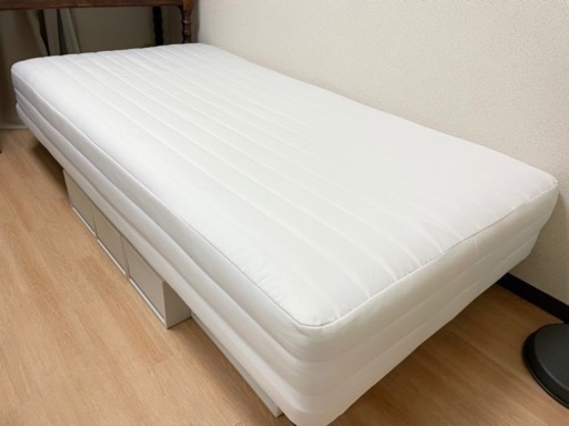 【受け渡しの方決定済み】無印良品　高密度ポケットコイル　シングルベッド