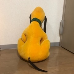 【差し上げます】東京ディズニーランド　プルートぬいぐるみ大　made in Japanの画像