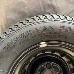 【トラック・商用バン向け】ノーマルタイヤ ホイール付 4本セットの画像