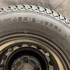 【トラック・商用バン向け】ノーマルタイヤ ホイール付 4本セットの画像