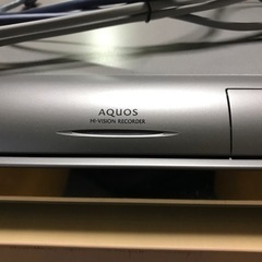 シャープ　AQUOS DVDレコーダーの画像