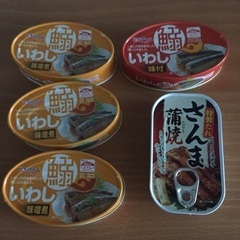 缶詰 5こセット いわし さんま 