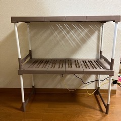 【お譲り先決定】お返事できず申し訳ありません　クローゼット　押入れ用　仕切り棚の画像