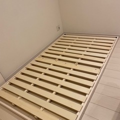 ベッドフレーム　セミダブル　ニトリ高さ調節脚付きすのこベッド　ホ...