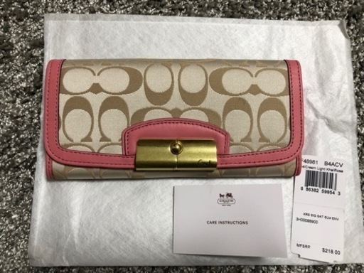 財布，COACH 長財布　【未使用】