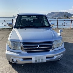 値下げ‼️ パジェロイオ　アクティブフィールドED 1.8 4WD 79000km 内装綺麗✨の画像