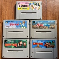 スーパーファミコンソフト 5個