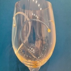 ウェッジウッド (WEDGWOOD) クリスタル プロミシス トゥーハーツ ワイングラス ペアの画像