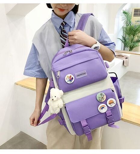 【配送・直接引渡OK】管理番号 F-29 未使用品　キャンバスバッグセット　レディース