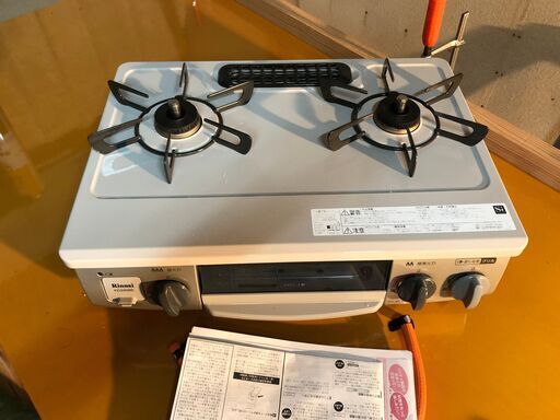 プロパンガス用　ガスコンロ 左強火　リンナイ　Rinnai KG34NBE ガステーブル