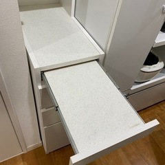 【交渉成立】すき間収納 スライド天板 引き出し たしかディノスの画像