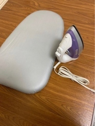 お相手決まりました。YAMAZEN アイロンとアイロン台セット
