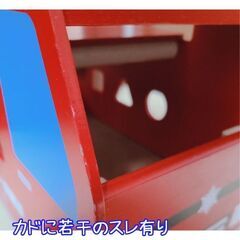 半額以下！eduteトイザらス限定アイムトイ3way手押し車消防車 木製玩具の画像