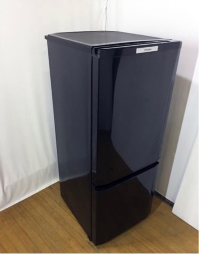 超美品 三菱 冷蔵庫　146L「ラウンド 大容量 耐熱トップテーブル 冷蔵庫