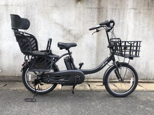 美品 電動自転車 ヤマハパスバビー 新品子ども乗せ