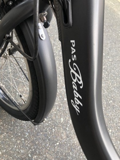 美品 電動自転車 ヤマハパスバビー 新品子ども乗せ