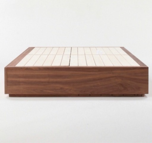 【無印良品】定価約4万円無印収納付ベッド　セミダブル