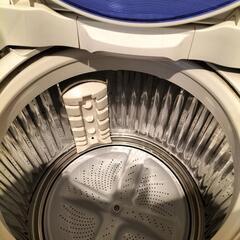 全自動洗濯機 SHARP  EST705　取扱説明書付きの画像