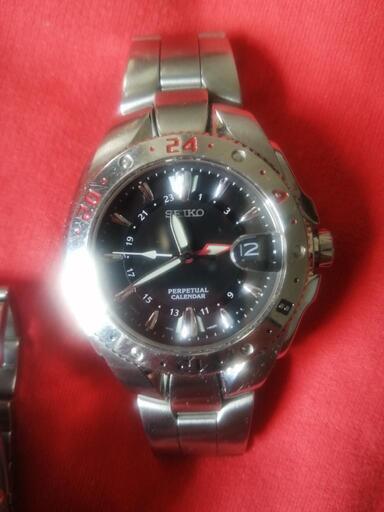 【完売御礼！！】SEIKO GMT     8F56 ペアセット 　　　バラ売り可！