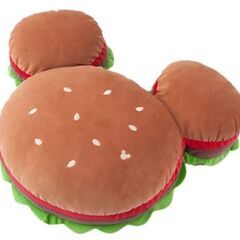 ディズニーランド ミッキーバーガークッション  チキンパオクッシ...