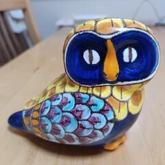 フクロウの置物