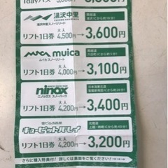 Smile Resort 2021〜2022シーズン　共通割引券