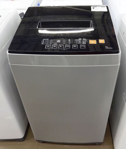 情熱価格 洗濯機 EAW-601A　中古品 6.0kg　2019年製