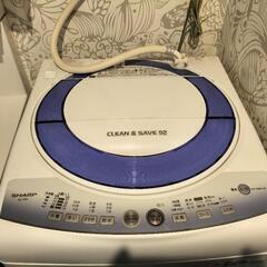 全自動洗濯機 SHARP  EST705　取扱説明書付きの画像