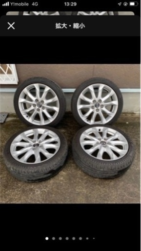 マツダ　アクセラスポーツ BM系　純正ホイール