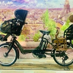 D34D電動自転車M57M/長生き8アンペア/保証/新品タイヤ/ヤマハ