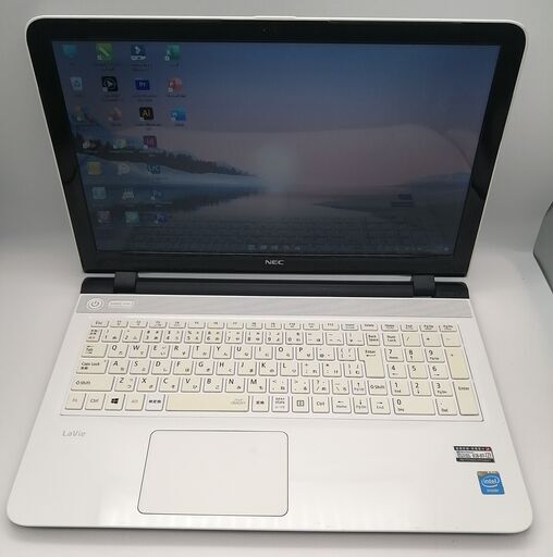 Necノートパソコン C（中古）4GBのメモリ、SSD120GB,15.6画面、Intel HD Graphics3000、Windows11,Photoshop2021,Illustrator2021,Premiere2020,Office2021等