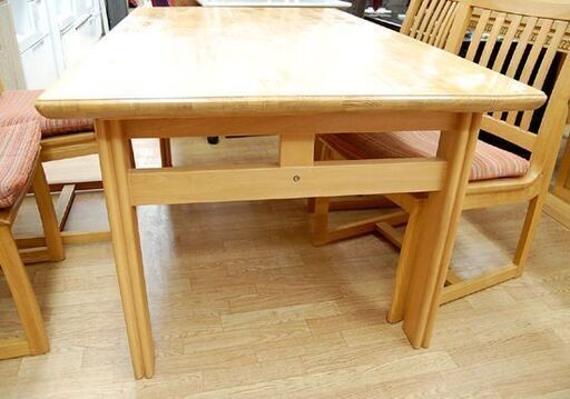 4人掛け ダイニングセット チェア4脚 テーブル 幅150×奥行89.5×高さ70.5cm 札幌市 清田区 平岡
