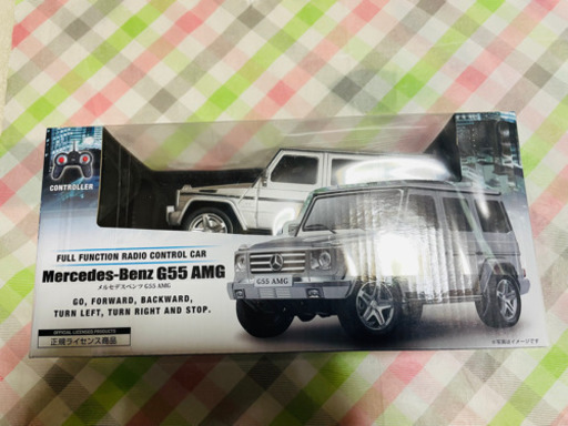 メルセデスベンツ　G55 AMG シルバー　ラジコンカー　正規ライセンス