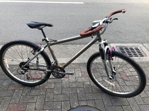 【中古】高級MTB　オンロードカスタム　MIYATAフレーム　STXメイン