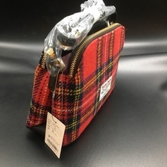 2/17 21時までスーパー低価格　新品未使用 SamanthaTavasa　ハリスツイード　ショルダーバッグ　旅行　買い物　出勤の画像