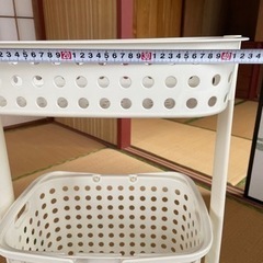 ランドリーバスケット　2段の画像