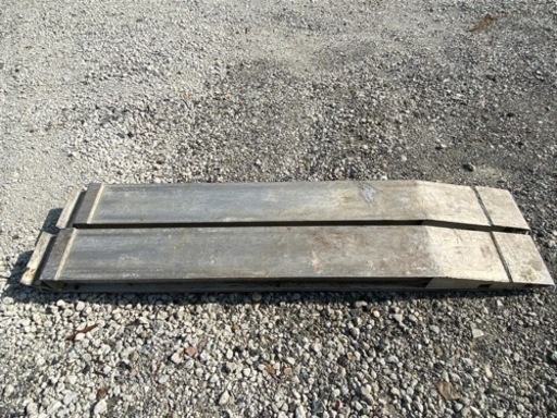 昭和ブリッジ　アルミブリッジ 3.5T 2本セット　引き取り限定