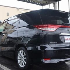 😊東海エリア・自社ローン取り扱い店！ 最長36回！エスティマ　アエラスＧエディション黒の画像