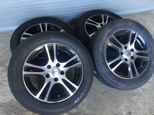 引き取り歓迎‼︎ 【タイヤ&ホイール】MANARAY マナレイ　MA-1006L 16インチホイール & PROXES J33 215/60 R16 95H 09年製■4本セット