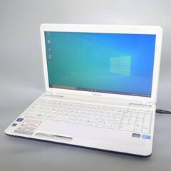 新品高速SSD Wi-Fi有 ホワイト ノートパソコン 15.6型 TOSHIBA 東芝 T350/56BW 中古美品 Core i5 4GB Blu-ray 無線 Windows10 Office