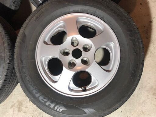 MITSUBISHI純正アルミホイール 18×6JJ 5/114.3 Hankook Pynapro HP2 215/70/R16 100H