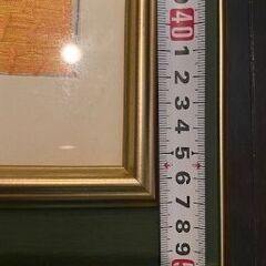 【無料】取りに来てくださる方、緑の額縁お譲りします。の画像