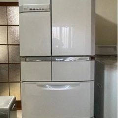 三菱ノンフロン冷凍冷蔵庫　プラチナシルバー　フレンチドア　520...