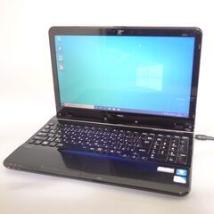 大容量HDD-750G Wi-Fi有 ノートパソコン 15.6型 NEC PC-LS150HS6B 中古