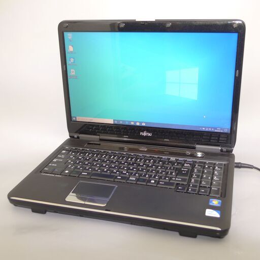 即使用可 Wi-Fi有 ノートパソコン 15.6型 FUJITSU 富士通 AH30/C 中古良品 Celeron 4GB DVDマルチ 無線 Windows10 Office 初心者向け